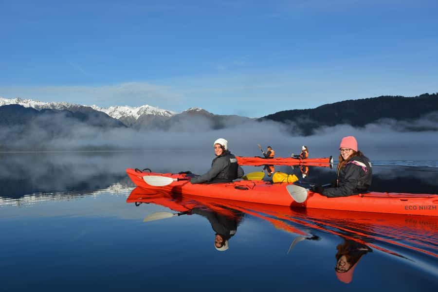 Franz Josef: 3-Hour Kayak Tour on Lake Mapourika - From Franz Josef to Lake Mapourika in 10 minutes