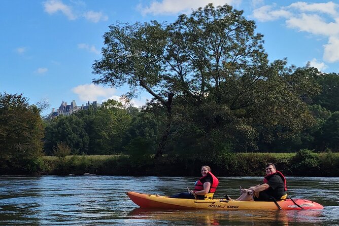 French Broad River Kayak Tour in Asheville - Passing the Biltmore Estate from the water