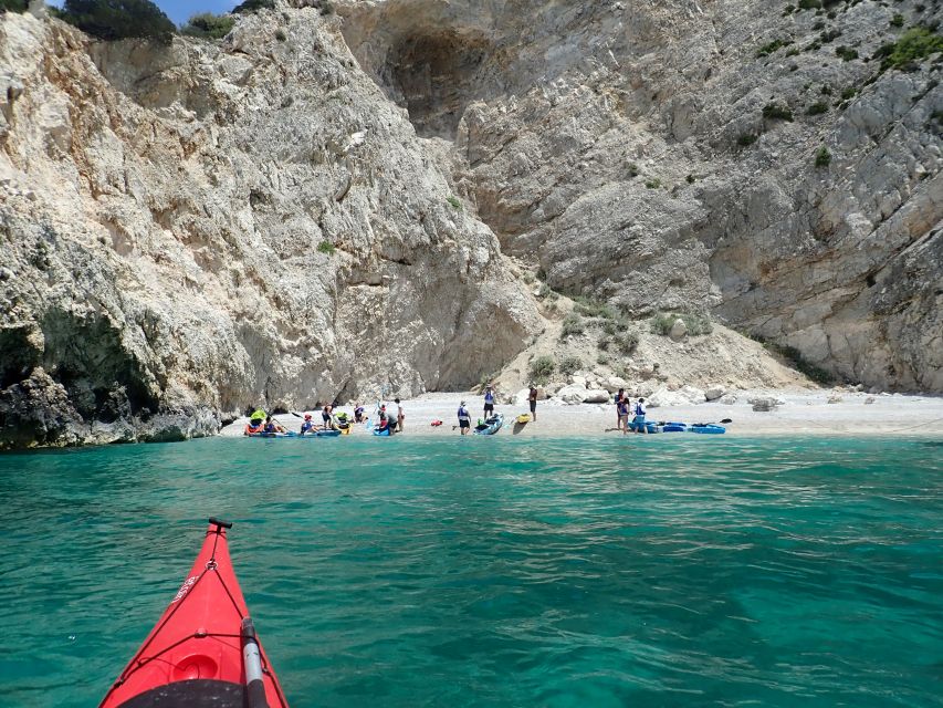 From Athens: Corinthian Gulf Guided Sea Kayaking Tour - Rock formations and X Beach by kayak only