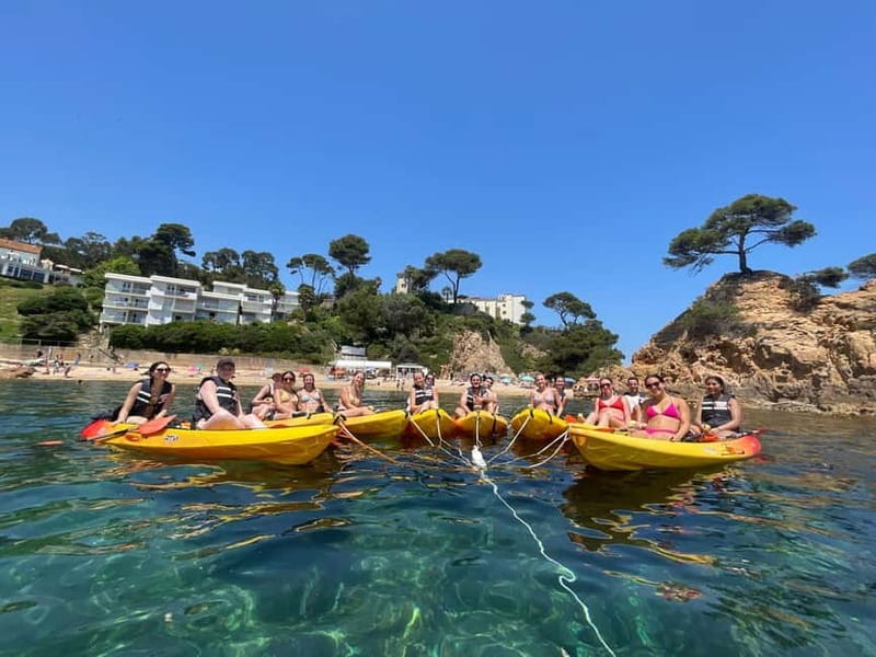 From Barcelona: Costa Brava Kayak & Snorkel Tour with Picnic - Four hours among coves, caves, and open water