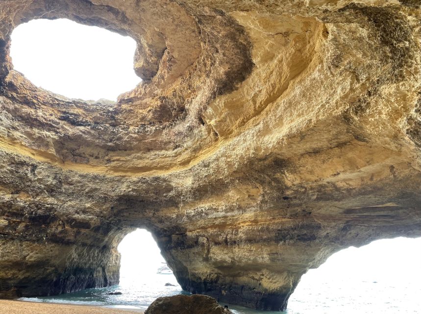From Benagil: Benagil Caves Kayak Tour - Praia da Marinha and a beach stop