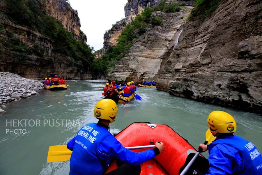 From Berat: Osumi Canyon Rafting, Kayak, & River Tubing Tour - Getting Equipped at Albania Adventure Resort