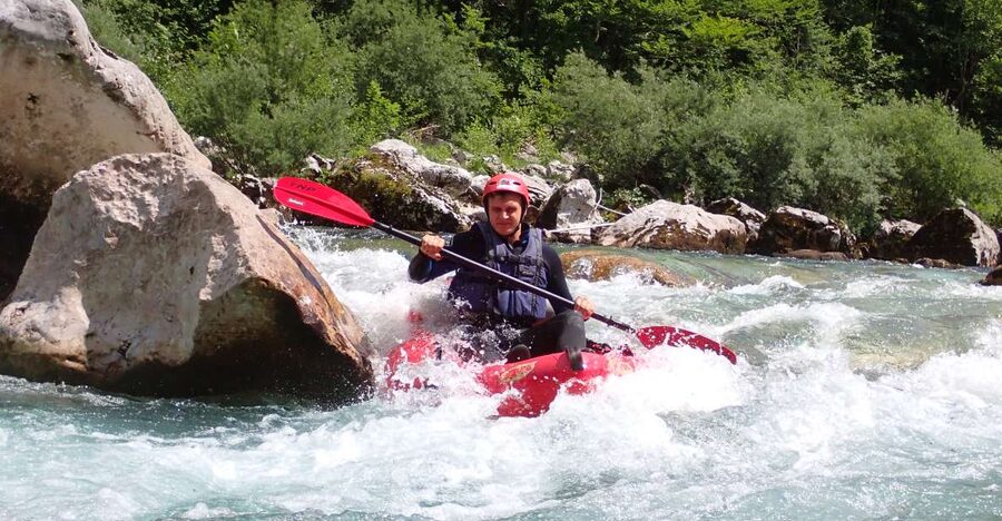 From Bovec: Whitewater kayaking on the Soča River - Key points at a glance