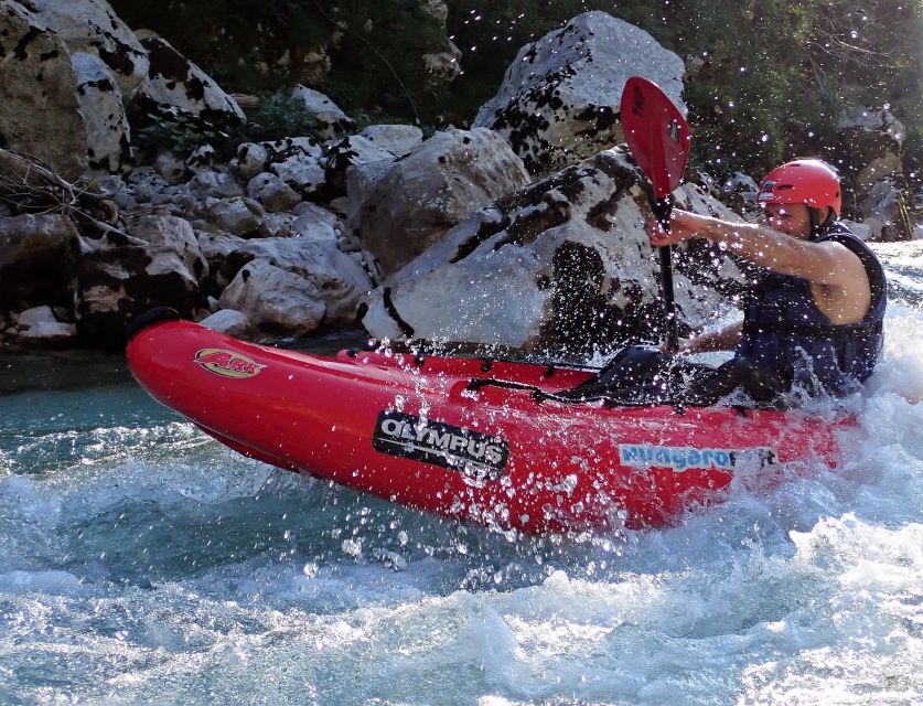 From Bovec: Whitewater kayaking on the Soča River - Timing, group size, and the feel of the day