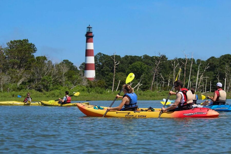 From Chincoteague: Guided Kayak Tour to Assateague Island - Choosing between the beach, creek, and lighthouse