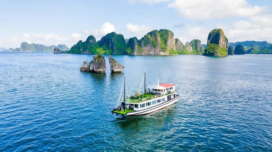 From Hanoi: Ha Long Bay Luxury Day Cruise with Food & Kayak - From Hanoi to Tuan Chau, a long road to the bay