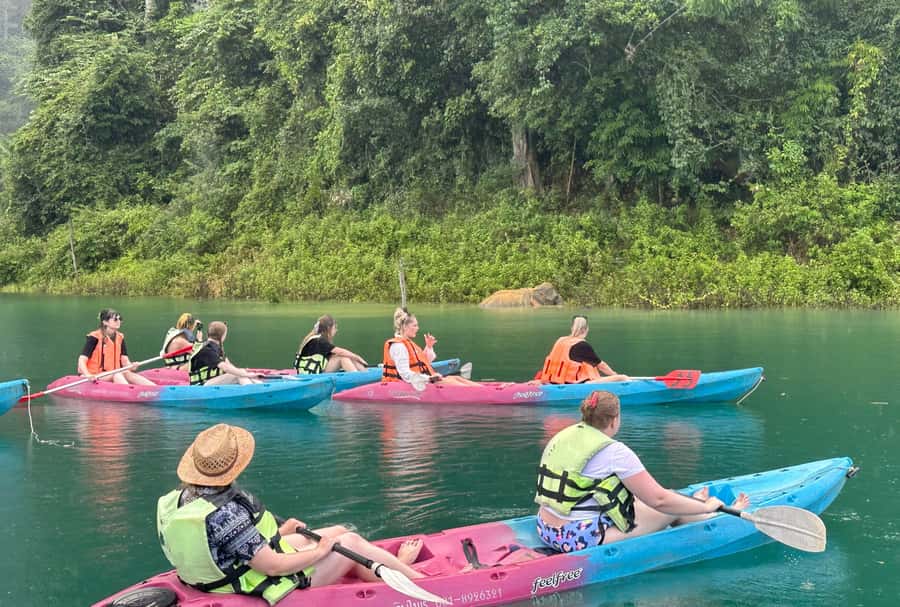 From Khao Lak: Khao Sok & Cheow Lan Lake Tour with Kayaking - Key details at a glance