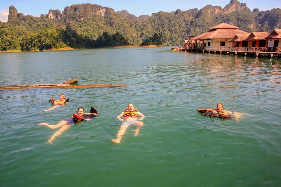 From Khao Lak: Khao Sok & Cheow Lan Lake Tour with Kayaking - The wildlife boat ride: rewarding but unpredictable