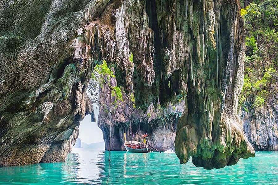 From Khao Lak: Premium James Bond Sunset and Canoe Adventure - Koh Hong: Narrow Entrances and Secret Lagoons