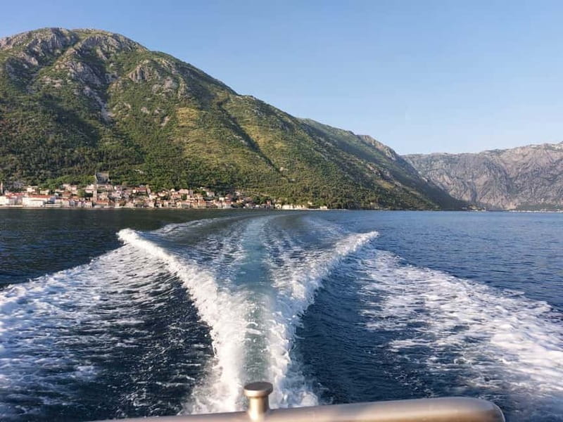 From Kotor: Boating, Kayaking, & Cycling Tour - Our Lady of the Rocks and the boat across the bay