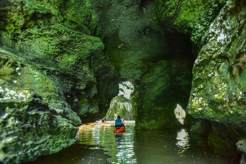 From Krabi: Full-Day Bor Thor Sea Cave Kayaking Adventure - Lod Cave and its limestone passage