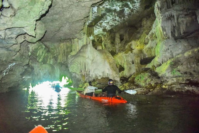 From Krabi: Full-Day Bor Thor Sea Cave Kayaking Adventure - The afternoon route through lagoons and forest