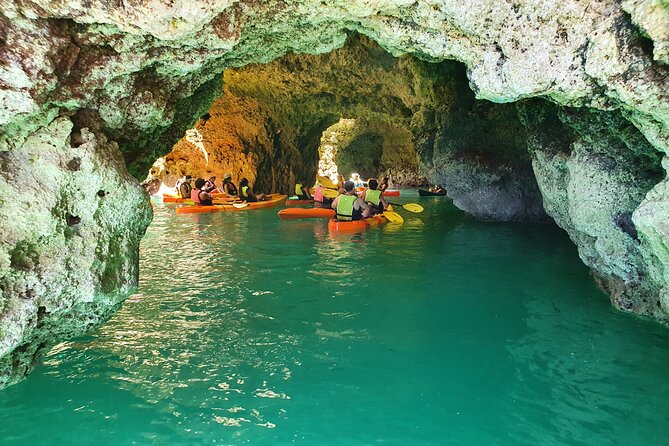 From Lagos: Kayak Tour of Ponta da Piedade Caves on Catamaran - Tide and Weather Can Change the Route
