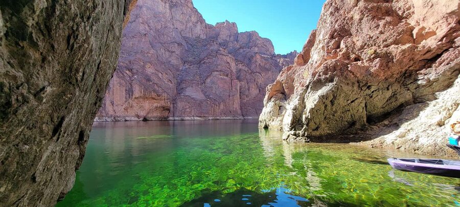 From Las Vegas: Emerald Cave Kayak Tour with Hotel Pickup - Watching for wildlife in the canyon