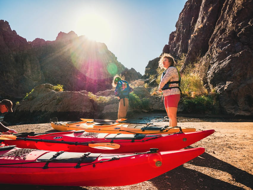 From Las Vegas: Guided Emerald Cave Kayak Tour - Paddling through the Black Canyon