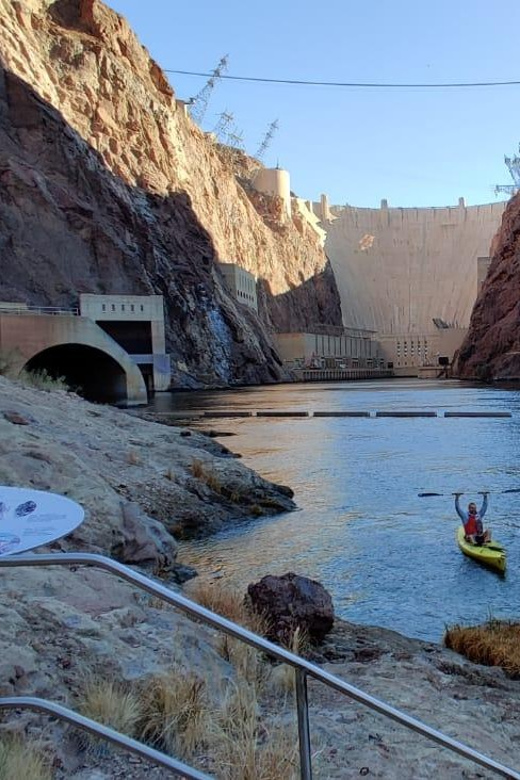 From Las Vegas: Hoover Dam Kayak Trip with 6 Hot Springs - The first miles: canyon walls, current, and guide support