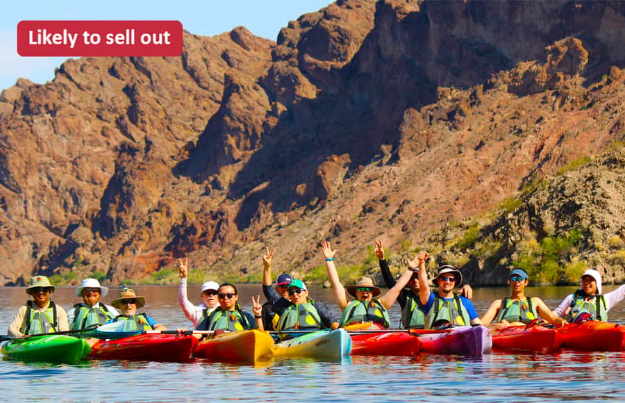 From Las Vegas: Kayak Rental to Emerald Cave Colorado River - A gentle paddle through Black Canyon