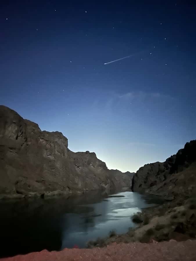 From Las Vegas: Moonlight Kayak Tour on the Colorado River - The Black Canyon walk and its wide river view