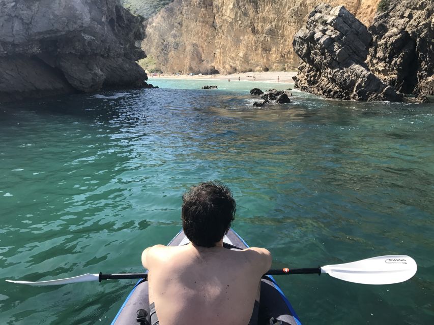 From Lisbon: Arrábida Natural Park Kayak Tour with Lunch - Getting on the water near Praia do Creiro