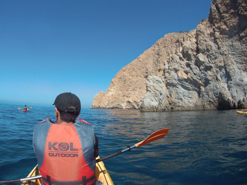 From Málaga: Cliffs of Maro-Cerro Gordo Guided Kayaking Tour - Getting ready for the La Herradura launch