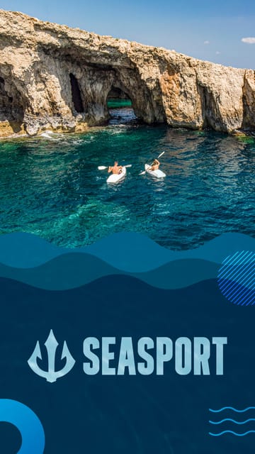 From Mellieħa: Coral Lagoon Kayak Rental - Paddling toward Coral Lagoon