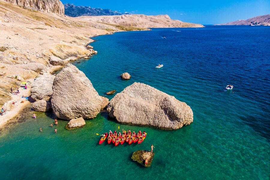 From Metajna/Novalja: Pag Bay Guided Sea Kayaking Tour - What the $61 price really buys you