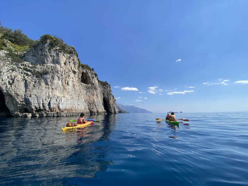 From Nerano: Sorrento Coast to Crapolla Fjord Kayak Tour - Returning by kayak to Marina del Cantone
