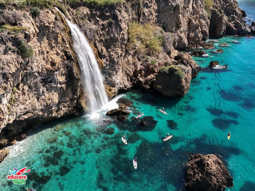 From Nerja: Guided Paddle Surf Cliffs and Maro Waterfall - Starting at Burriana Beach in Nerja