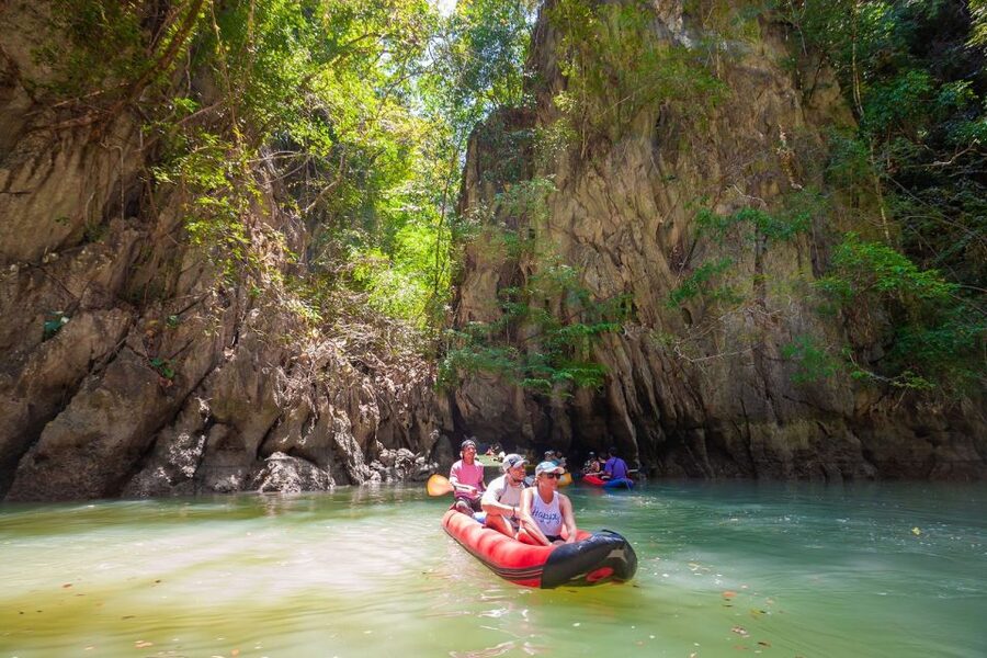 From Phuket: Phang Nga Bay and Canoeing Tour by Big Boat - Buffet lunch on the water