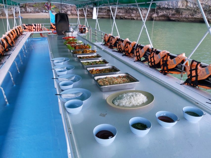 From Phuket: Phang Nga Bay and Canoeing Tour by Big Boat - From Phuket hotels to Ao Po Pier