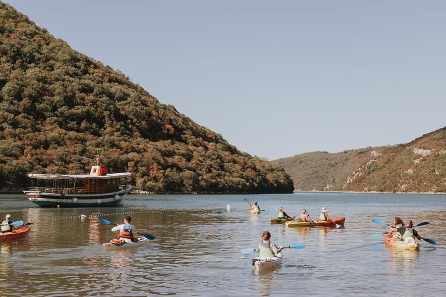 From Poreč: Lim Bay Sea Kayaking Day Trip - Oyster farms and the working side of Lim Bay