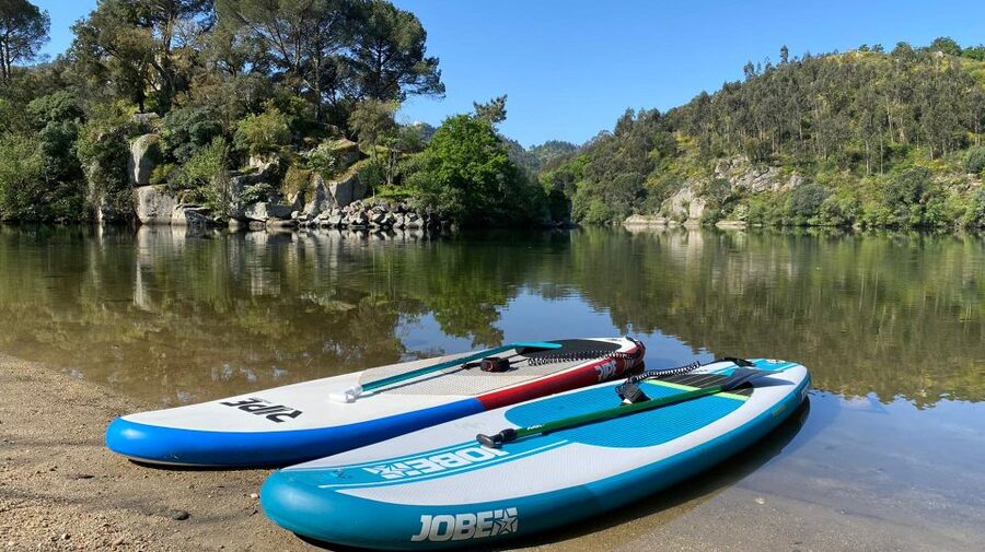 From Porto: SUP Paiva River Tour with Transfer - Ilha dos Amores and the first paddle strokes