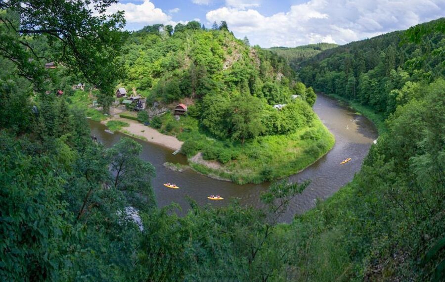 From Prague: Sazava River Canoe Day Trip for All Levels - Leaving Prague by road and rail