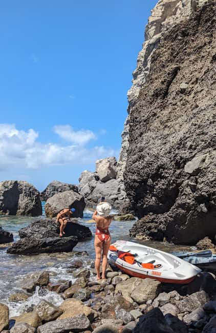 From Sant'Angelo: Ischia Kayak Tour with Italian Aperitif - Pelara Bay: Wild Water and a Hammock Over the Sea