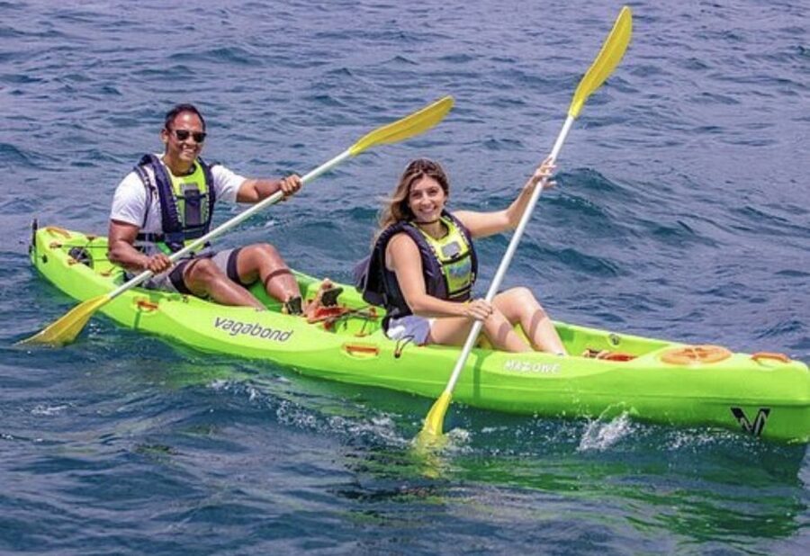 From Sidari, Corfu: Private Canoe Rental with Life Vest - Picking up your canoe at Megali Beach Harbour