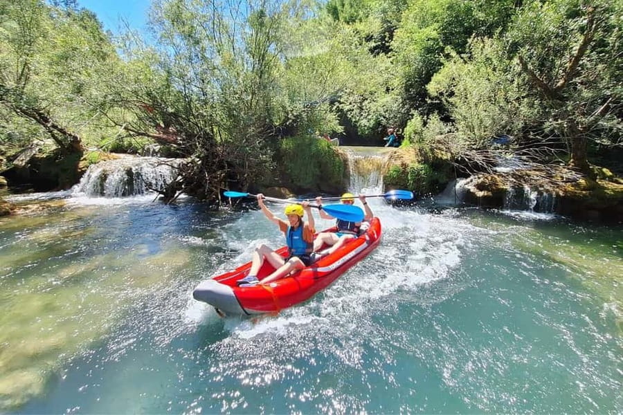 From Slunj: Mreznica Kayaking Adventure - Getting to the base near Zečev Varoš