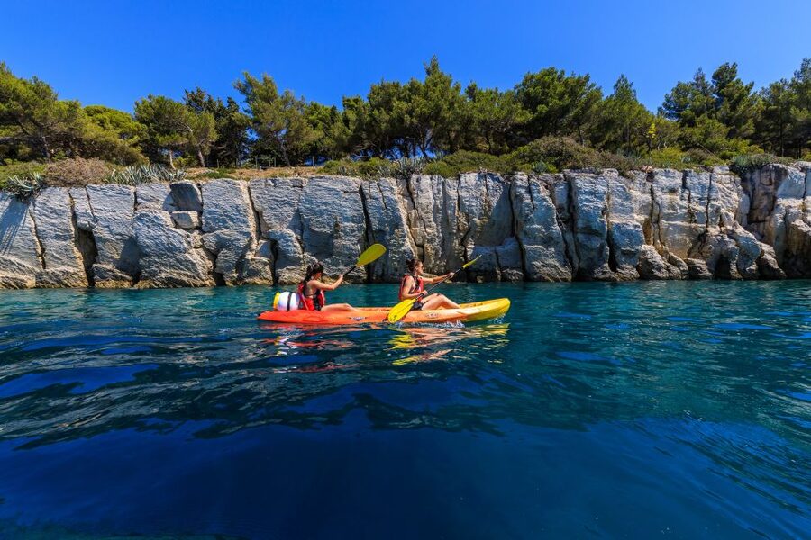 From Split: Sea Kayaking Tour - The return paddle and the final stretch to Bene