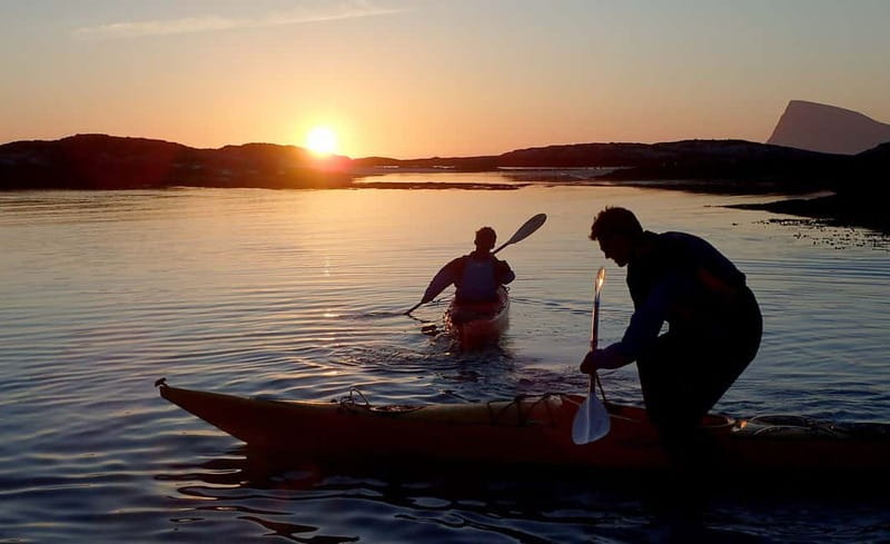 From Tromsø: Sommarøy Midnight Sun Sea Kayaking Tour - Getting ready for the kayak