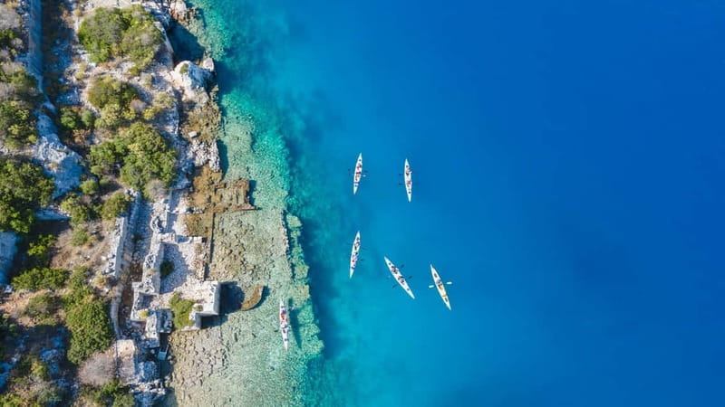 From Ucagiz: Kekova Sea Guided Kayaking Tour - Kayaking over Kekova’s Sunken City