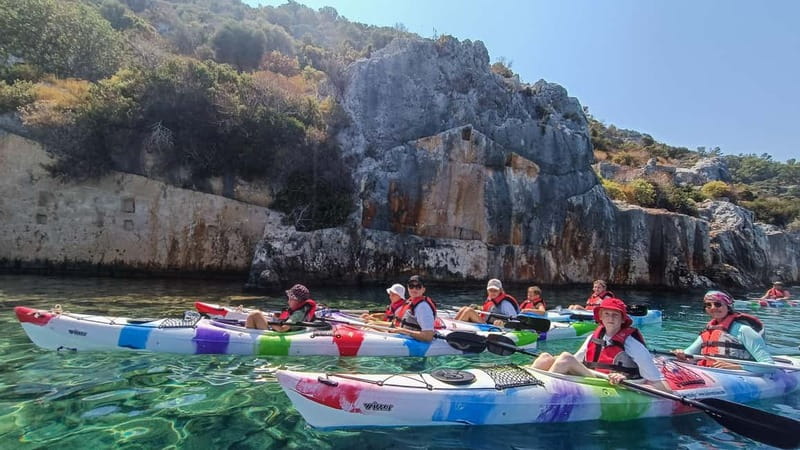 From Ucagiz: Kekova Sea Guided Kayaking Tour - Guides, equipment, and the pace of the day