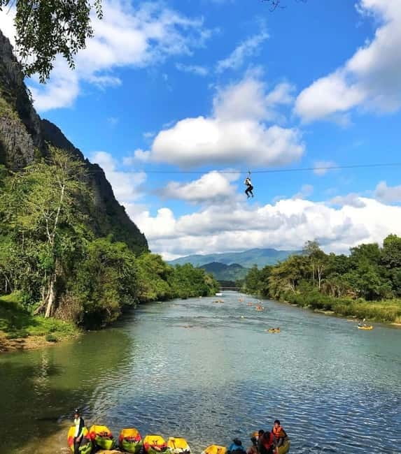 From Vientiane: Vang Vieng Tour with Cave Kayak & Zipline - Why this day works from Vientiane
