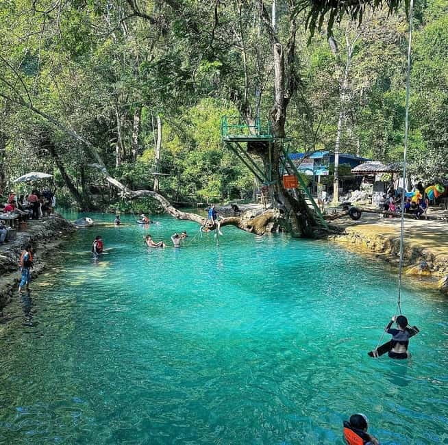 From Vientiane: Vang Vieng Tour with Cave Kayak & Zipline - Guides, drivers, and the private-group option