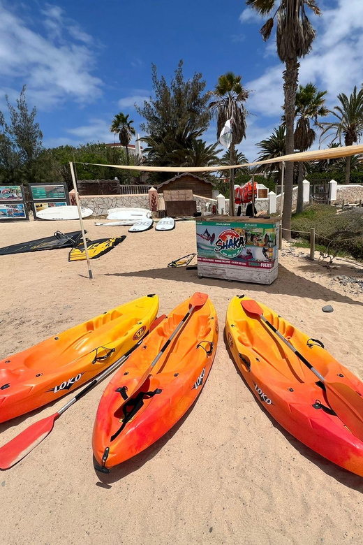 Fuerteventura: Rent a Kayak & discover Costa Calma's Coast! - Equipment, safety, and the rocky entry