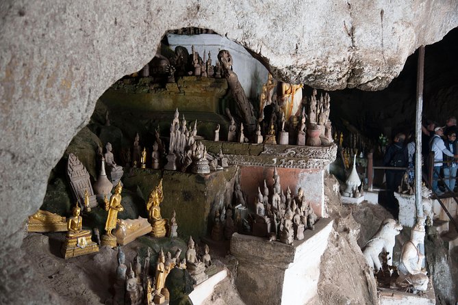FULL DAY – Kuang Si Waterfall, Kayak on the Nam Ou / Mekong River, Pak Ou Caves - Two hours among the Kuang Si pools