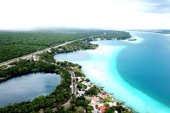 Full day tour to BACALAR, Beach Club, Kayak and an amazing Cenote - San Felipe Fort and the colonial side of Bacalar