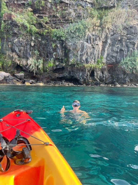 Funchal: Kayak & Snorkeling in Garajau Nature Reserve - Cliff jumps and extra moments in the water