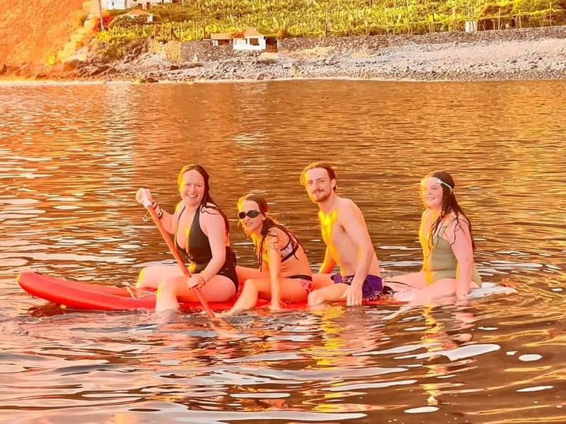 Funchal: Private Boat Tour w/Snorkel & Paddle up 11 people - Paddleboarding and simple water fun