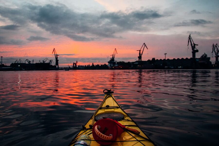 Gdansk: Sunset Kayak Tour - Starting at Dokowa 1 near the shipyard