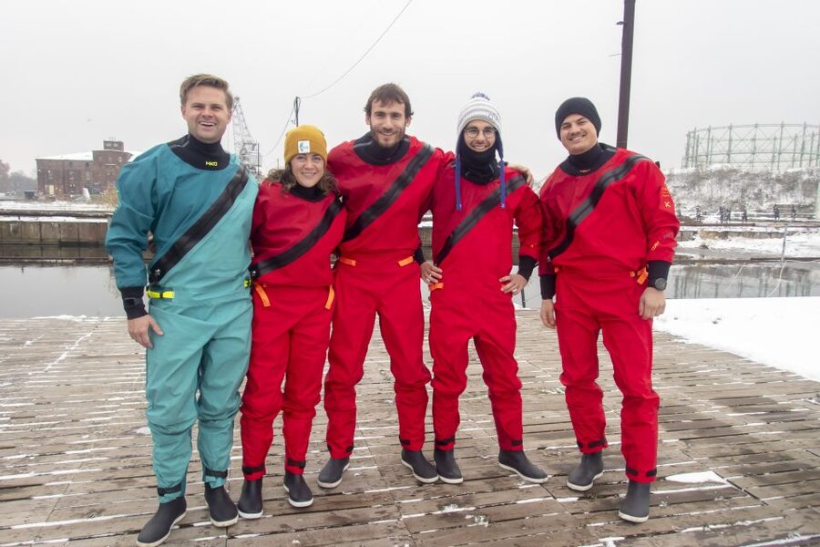 Gdansk: Winter Kayaking Tour - From the Gdansk Shipyard to the Motława