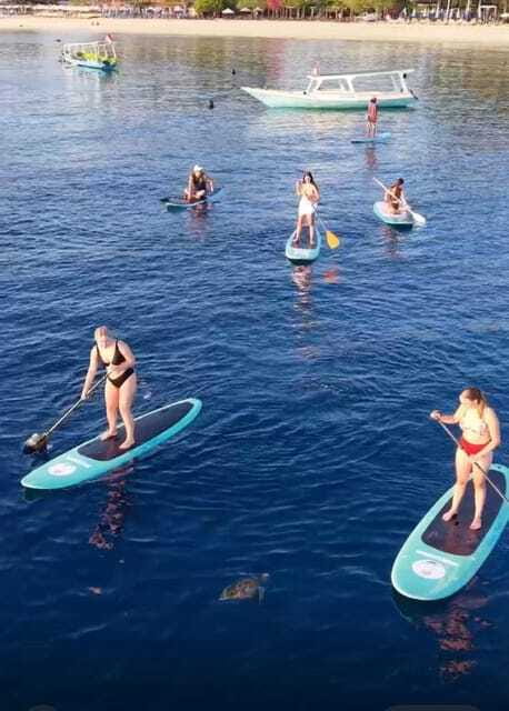 Gili sunrise stand-up paddle boarding (drone photoshoot) - Is $19 good value?